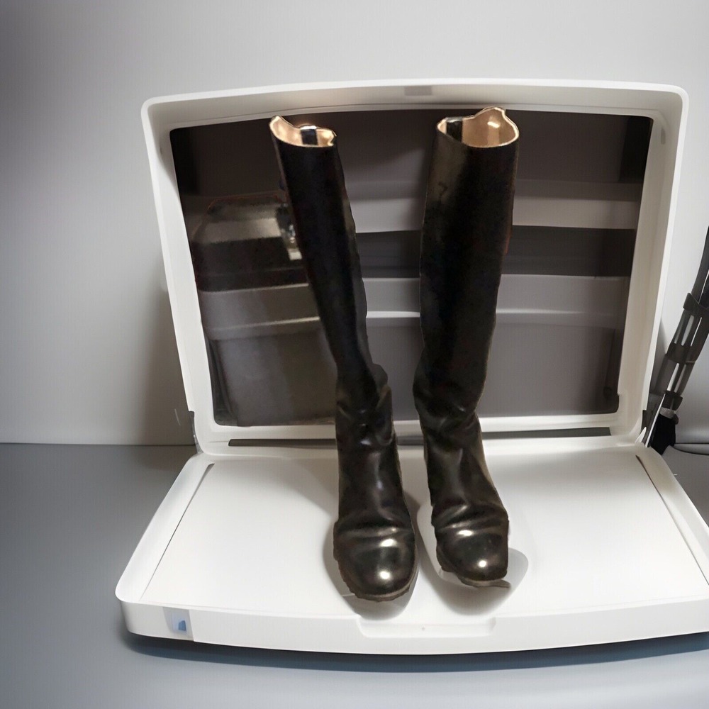 Marlborough Made in England Equestrian Tall Riding Boots Black Leather - Sz 4.5
